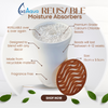 reusable moisture absorbers refillable over and over again